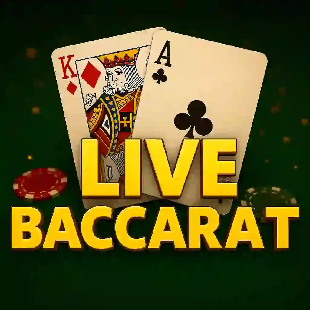 Live Baccarat game by Evolution – logo hosted on Great Slots Casino