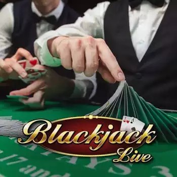 Live Blackjack game by Evolution – logo hosted on Great Slots Casino