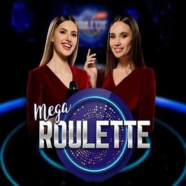Official Live Casino logo: Mega Roulette by Pragmatic Play at Great Slots Casino