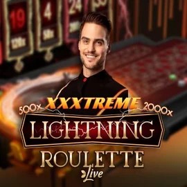XXXtreme Lightning Roulette logo – Live Casino by Evolution at Great Slots Casino